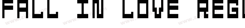 Fall in love Regular字体转换